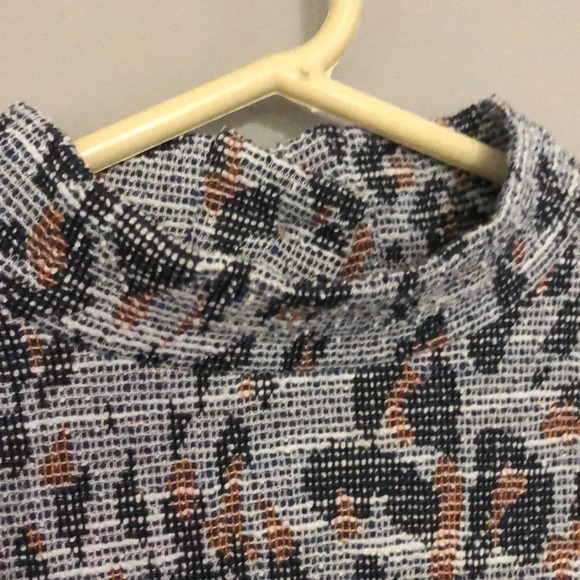 Anthropologie gray motif top XS New with Tags W by Who Wear What When Where - Picture 4 of 10